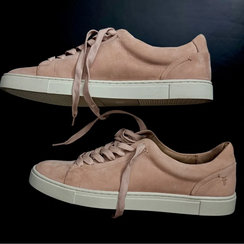 BOGO > NWOT Frye (Ivy Low Lace?) Rose Suede Sneakers - Picture 4 of 8
